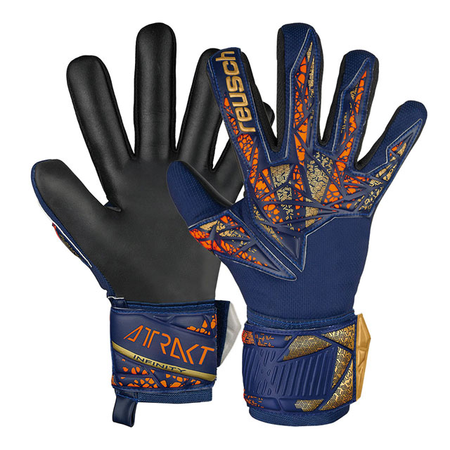 ロイシュ サッカー キーパーグローブ アトラクト インフィニティ NC プレミアムブルー 【reusch】 5460725-4411 ※返品・交換・キャンセル不可商品