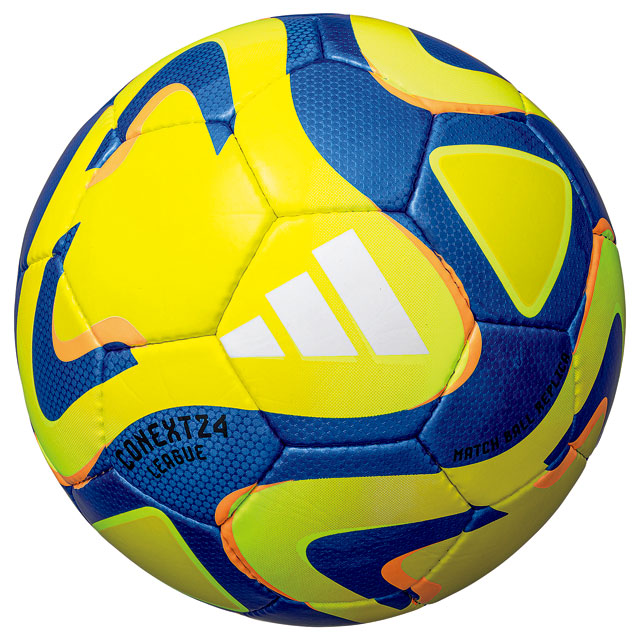 アディダス サッカーボール 2024年FIFA主要大会 公式試合球 レプリカボール コネクト24 リーグ  5号球 フットボールブルー JFA検定球 【adidas2024ball】 AF584B