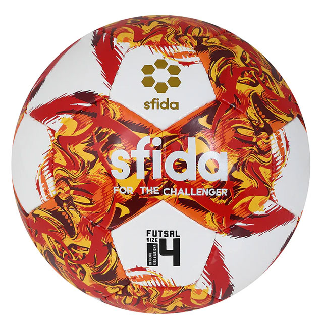 【スフィーダ】 フットサルボール INFINITO RIMBA 4号球 ホワイト レッド JFA検定球 SB23IR02-WHTRED ※8654